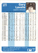 1984 Fleer Gary Lavelle