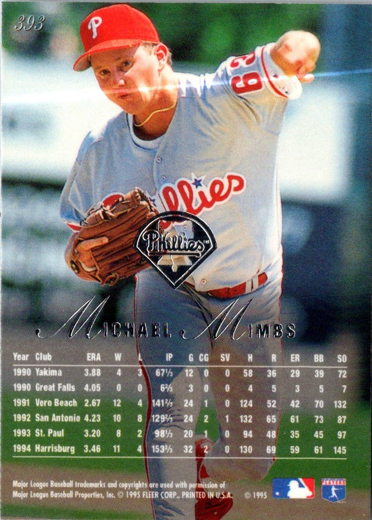 1995 Philadelphia Phillies Photocards Philadelphia Phillies Team Photo