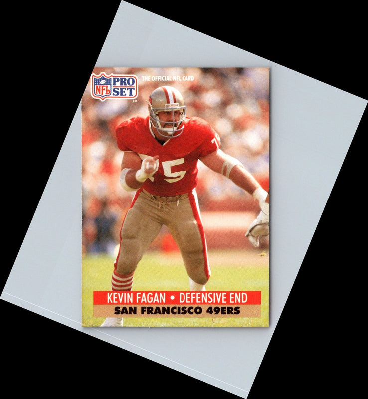 1991 Pro Set Kevin Fagan #75