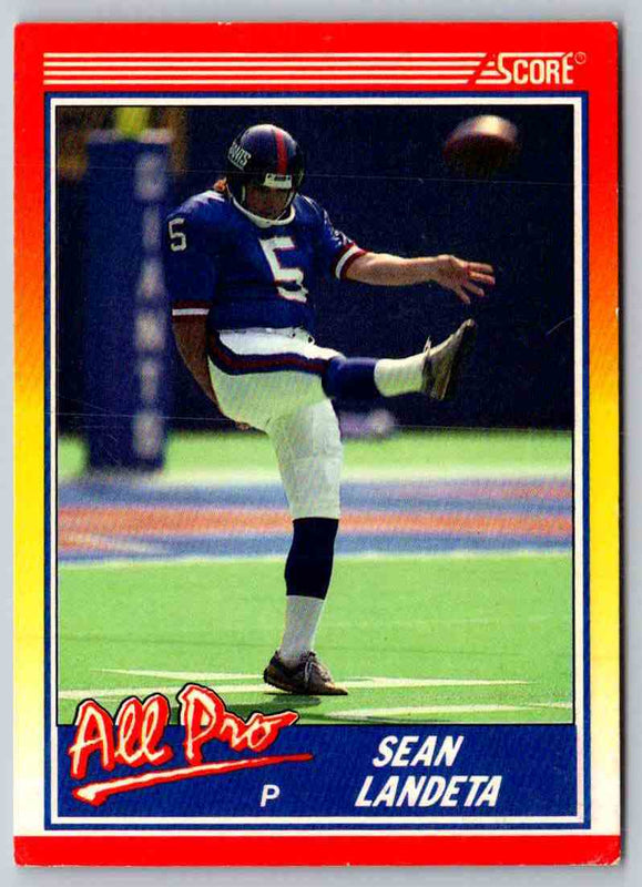 1990 Score Sean Landeta #578
