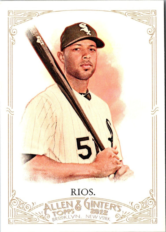 2012 Topps Allen & Ginter Alex Rios #65