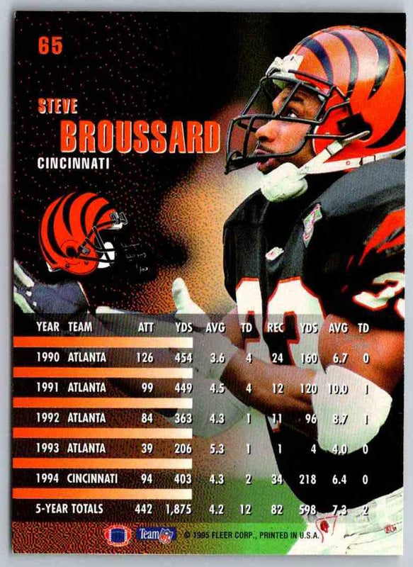 1995 Fleer Steve Broussard #65