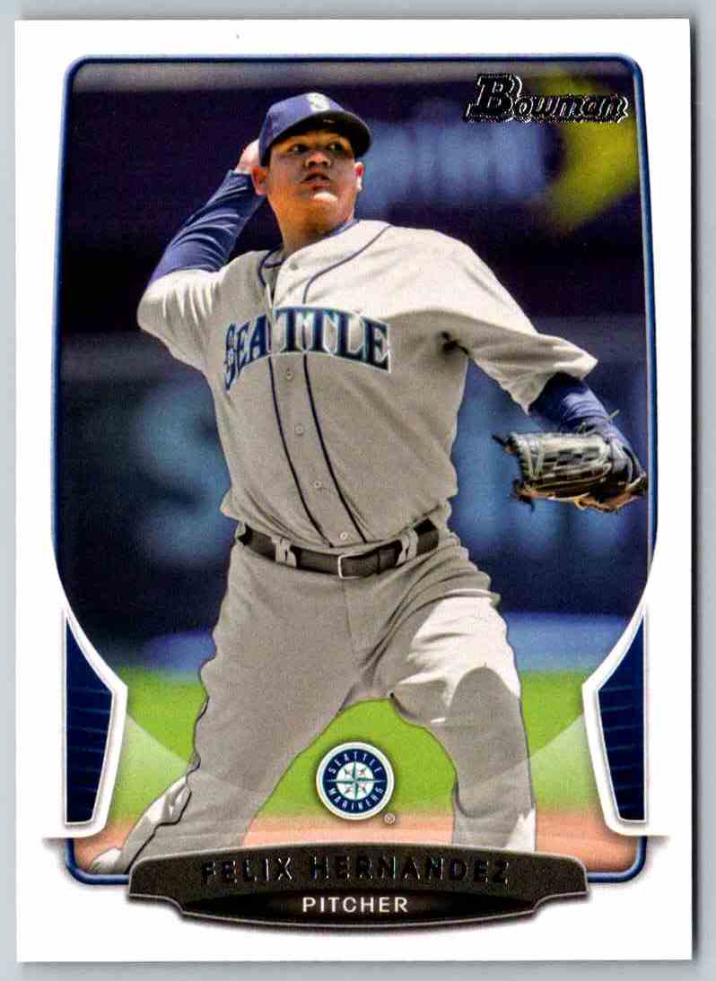 2013 Bowman Felix Hernandez