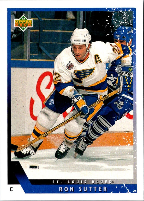 1993 Upper Deck Ron Sutter #33