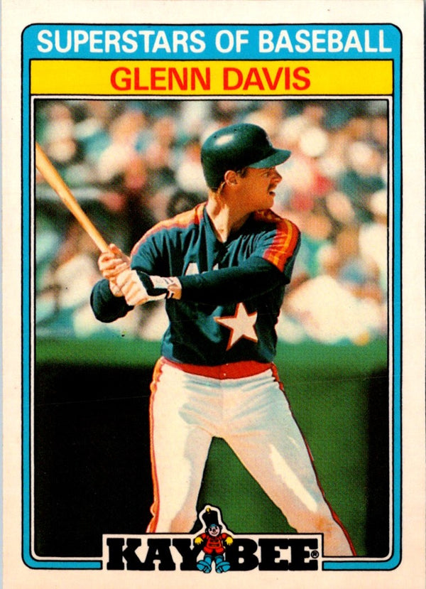 1987 Topps Kay-Bee Superstars of Baseball Glenn Davis #12