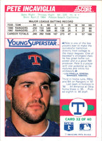 1988 Score Young Superstars I Pete Incaviglia #32