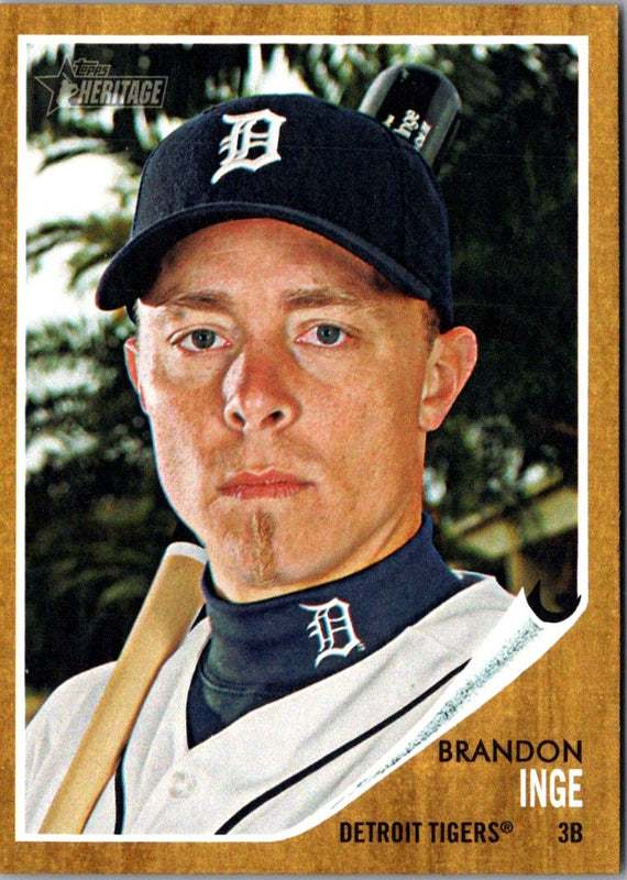2011 Topps Heritage Brandon Inge #62
