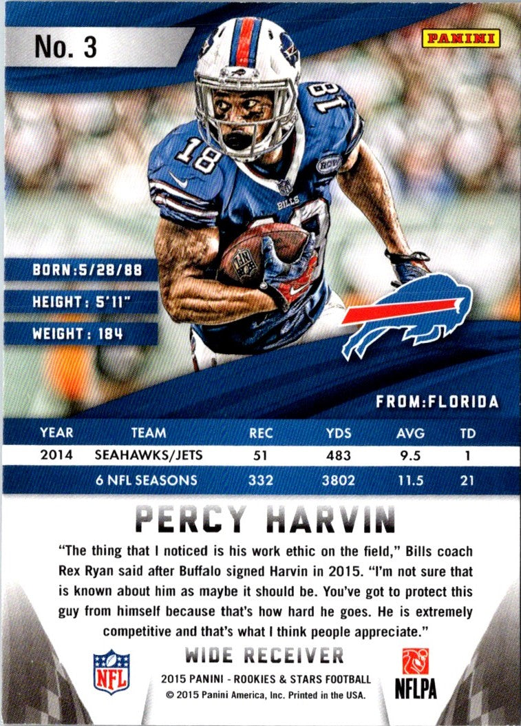 2015 Panini Rookies & Stars Percy Harvin