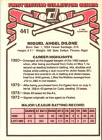 1981 Donruss Miguel Dilone #441