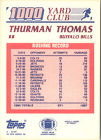 1991 Topps 1000 Yard Club (One Asterisk) Thurman Thomas #3