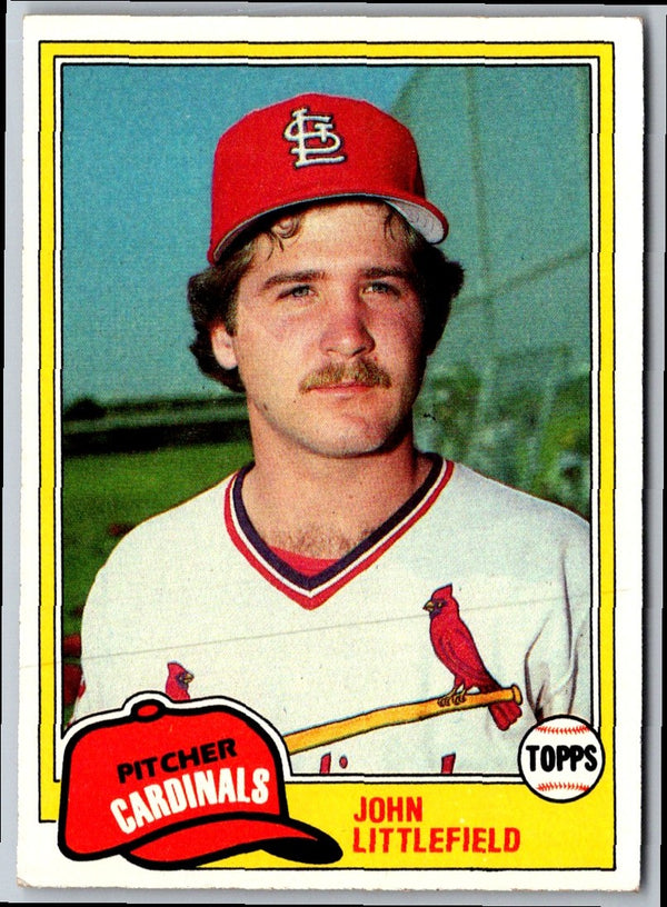 1981 Topps John Littlefield #489 Rookie