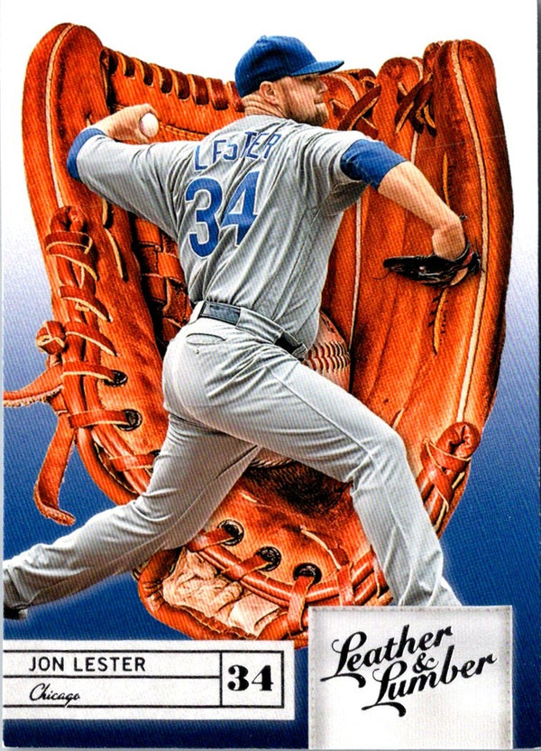 2019 Panini Leather & Lumber Jon Lester #49