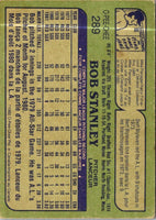 1982 O-Pee-Chee Bob Stanley #289