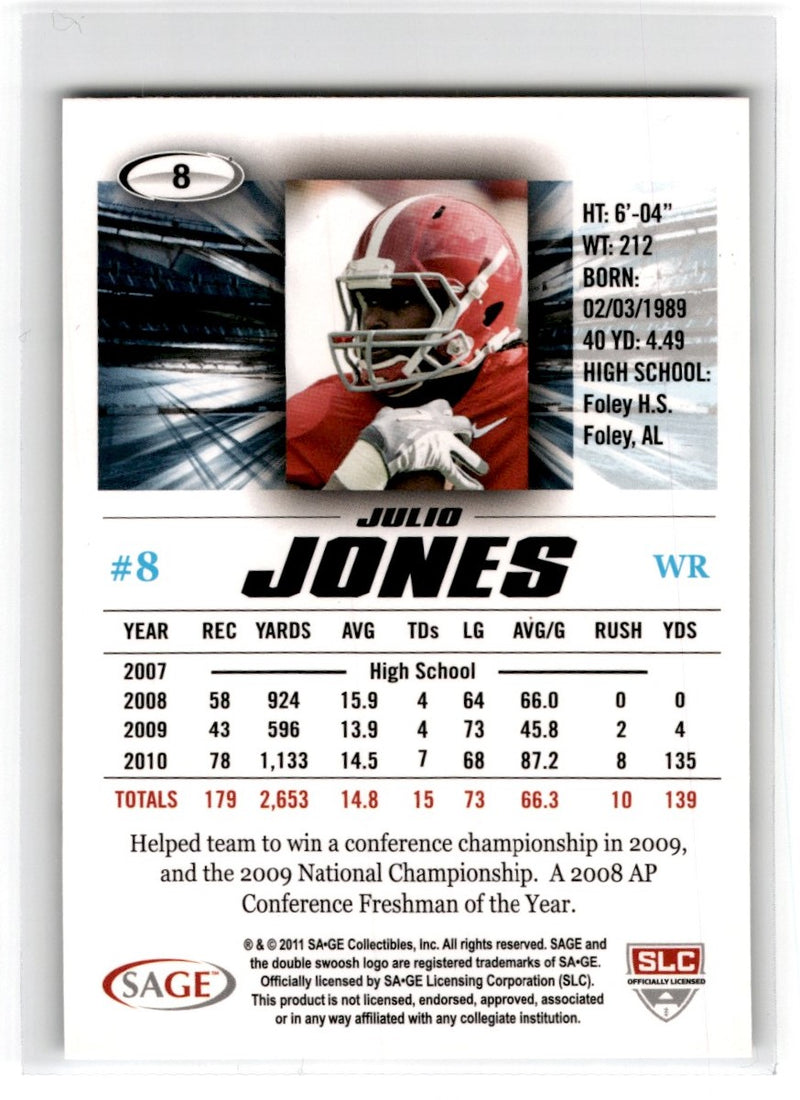 2011 Playoff Contenders ROY Julio Jones