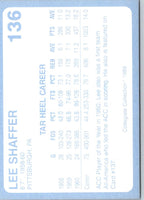 1989 Collegiate Collection North Carolina's Finest Lee Shaffer #136
