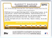 2012 Bowman Barrett Barnes #BDPP23