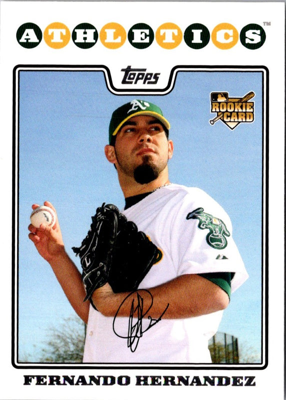 2008 Topps Fernando Hernandez #362 Rookie
