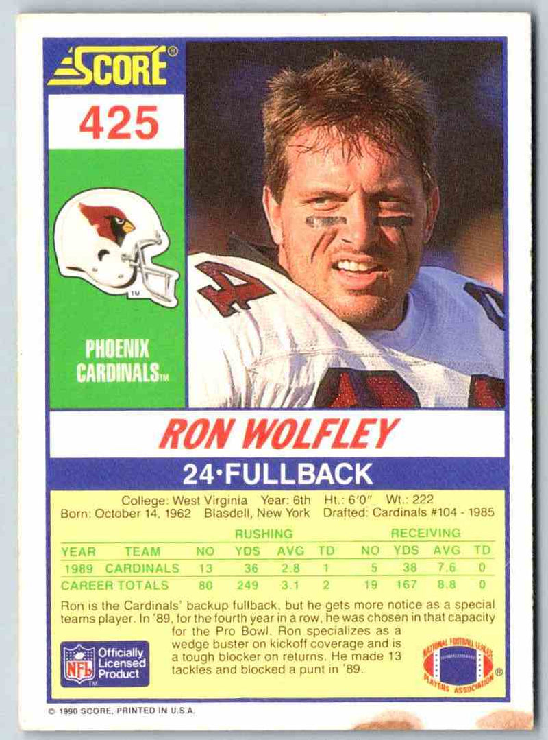 1990 Score Ron Wolfley