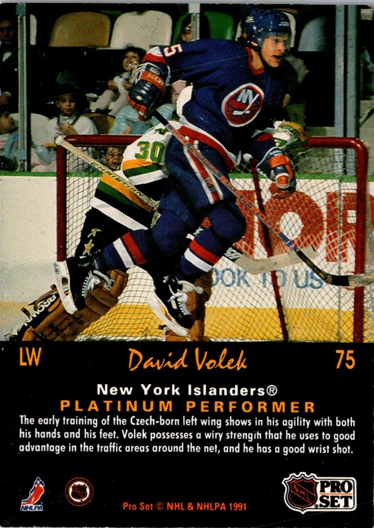 1991 Pro Set Platinum David Volek