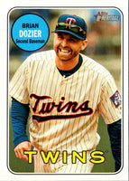 2018 Topps Heritage Brian Dozier #356
