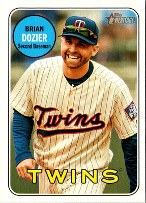 2018 Topps Heritage Brian Dozier #356