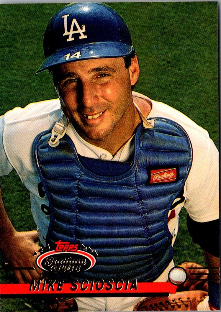 1993 Stadium Club Mike Scioscia