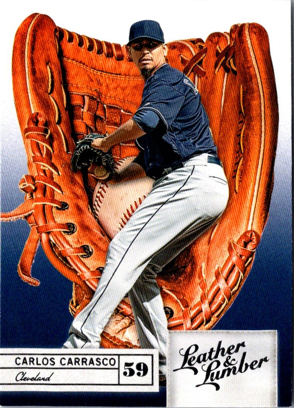 2019 Panini Leather & Lumber Carlos Carrasco #20