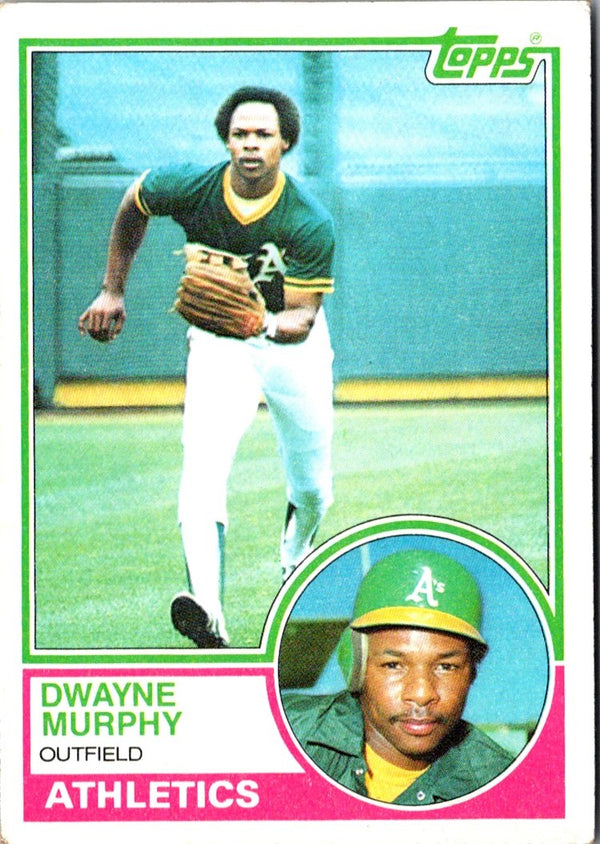 1983 Topps Dwayne Murphy #598