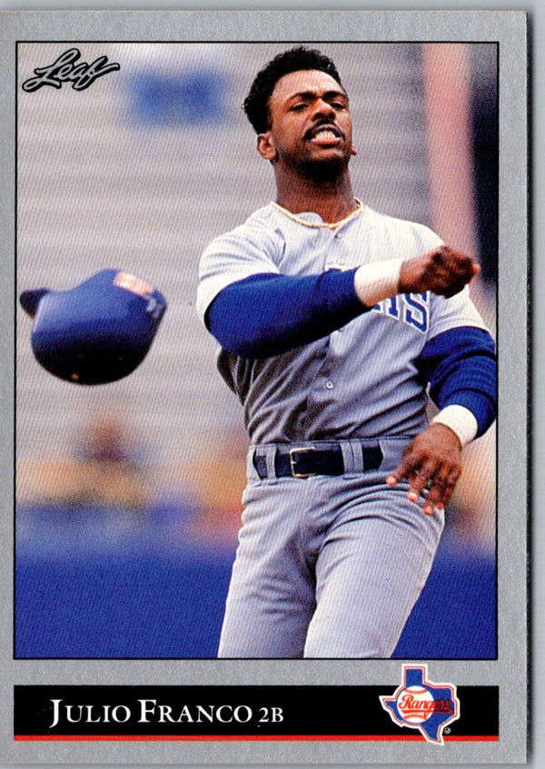 1992 Leaf Black Gold Julio Franco #119