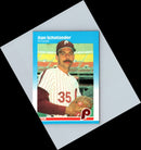 1985 Fleer Dan Schatzeder