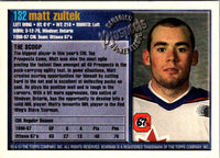 1997 Bowman CHL Matt Zultek #132