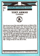 1986 Diamond Kings Tony Armas