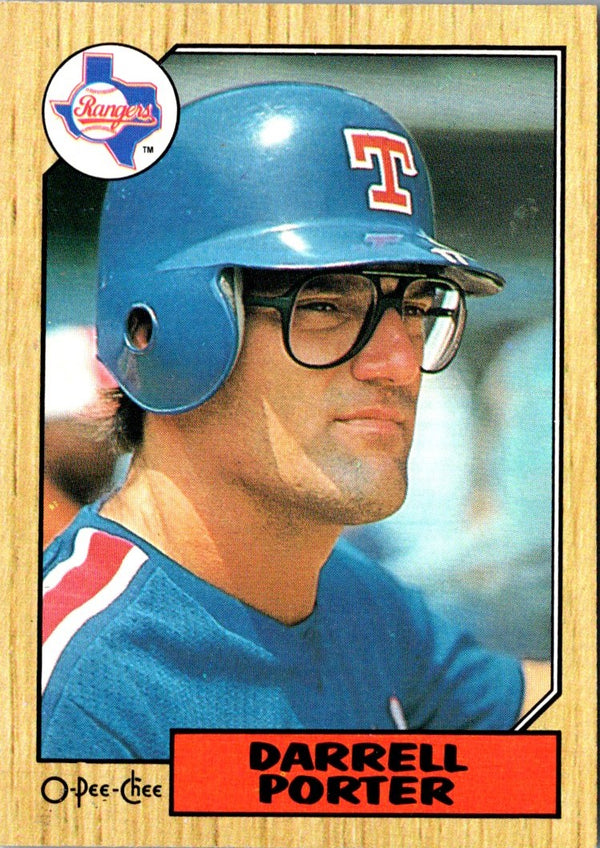 1987 O-Pee-Chee Darrell Porter #213