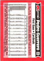 1990 Topps Kmart Super Stars Pedro Guerrero #15