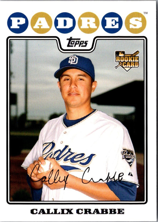 2008 Topps Callix Crabbe #389 Rookie