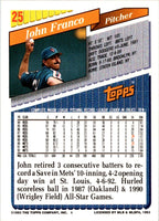 1993 Topps Gold John Franco #25