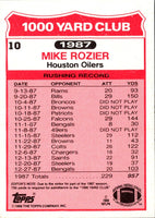 1988 Topps 1000 Yard Club Mike Rozier #10