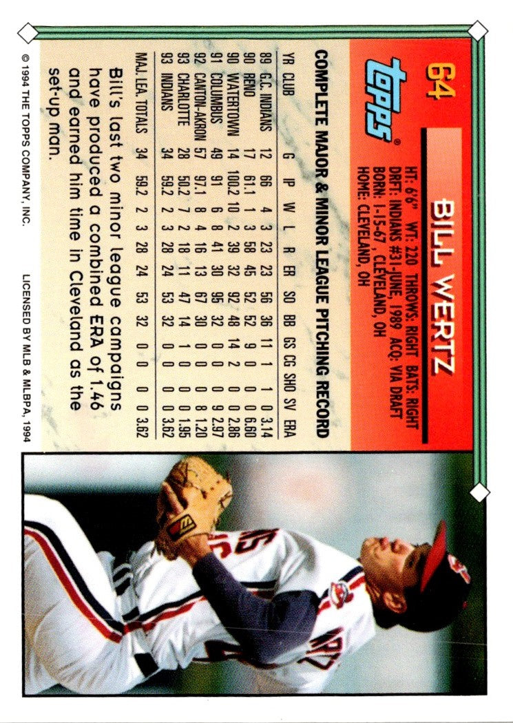 1994 Topps Bill Wertz