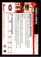 2001 Bowman's Best Terrell Owens #71