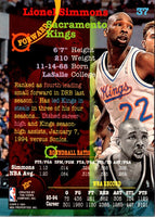1994 Stadium Club Super Teams NBA Finals Lionel Simmons #37