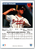 1993 Donruss Mark Wohlers #606