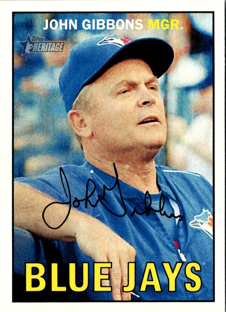 2016 Topps Heritage John Gibbons