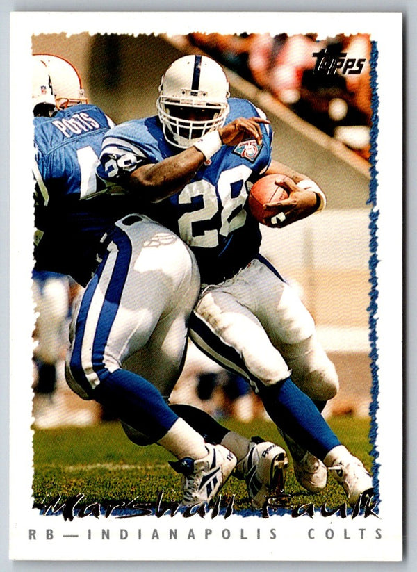 1995 Topps Marshall Faulk #307