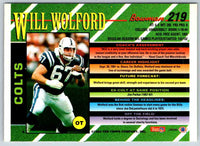 1993 Bowman Football Will Wolford #219