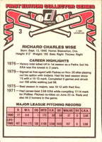 1981 Donruss Rick Wise #3
