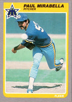 1985 Fleer Paul Mirabella #494