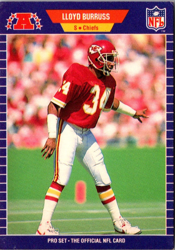 1989 Pro Set Lloyd Burruss #167