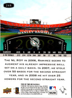 2008 Upper Deck Ballpark Collection Carl Crawford/B.J. Upton/Hanley Ramirez/Dan Uggla #248