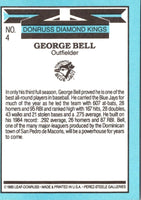 1986 Diamond Kings George Bell #4