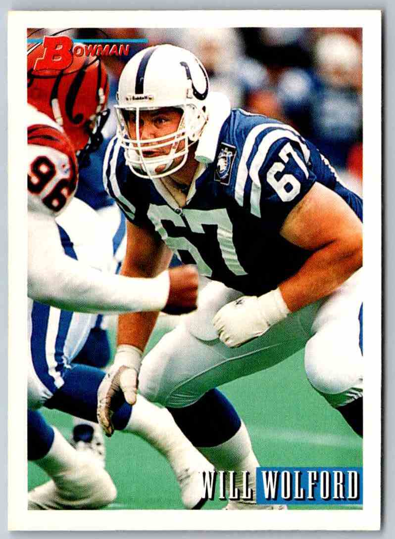 1993 Bowman Football Will Wolford